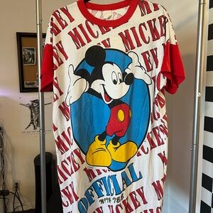 Vintage Mickey Mouse T-Shirt/Pajama dress